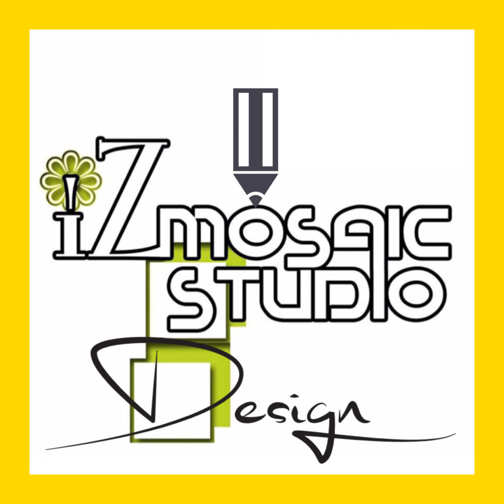 IZ Design Logo iz mosaic studio